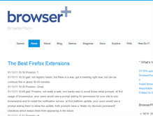 Tablet Screenshot of browserplus.org